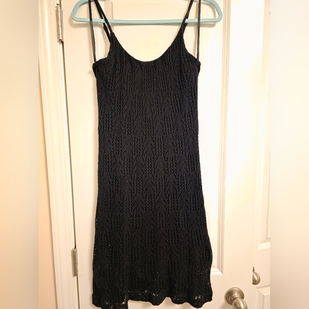 Calvin Klein Black Knit Mini Dress XS